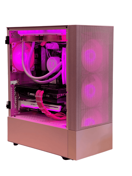 Gaming PC PINK AMD Ryzen 5 5600X RTX 3060Ti